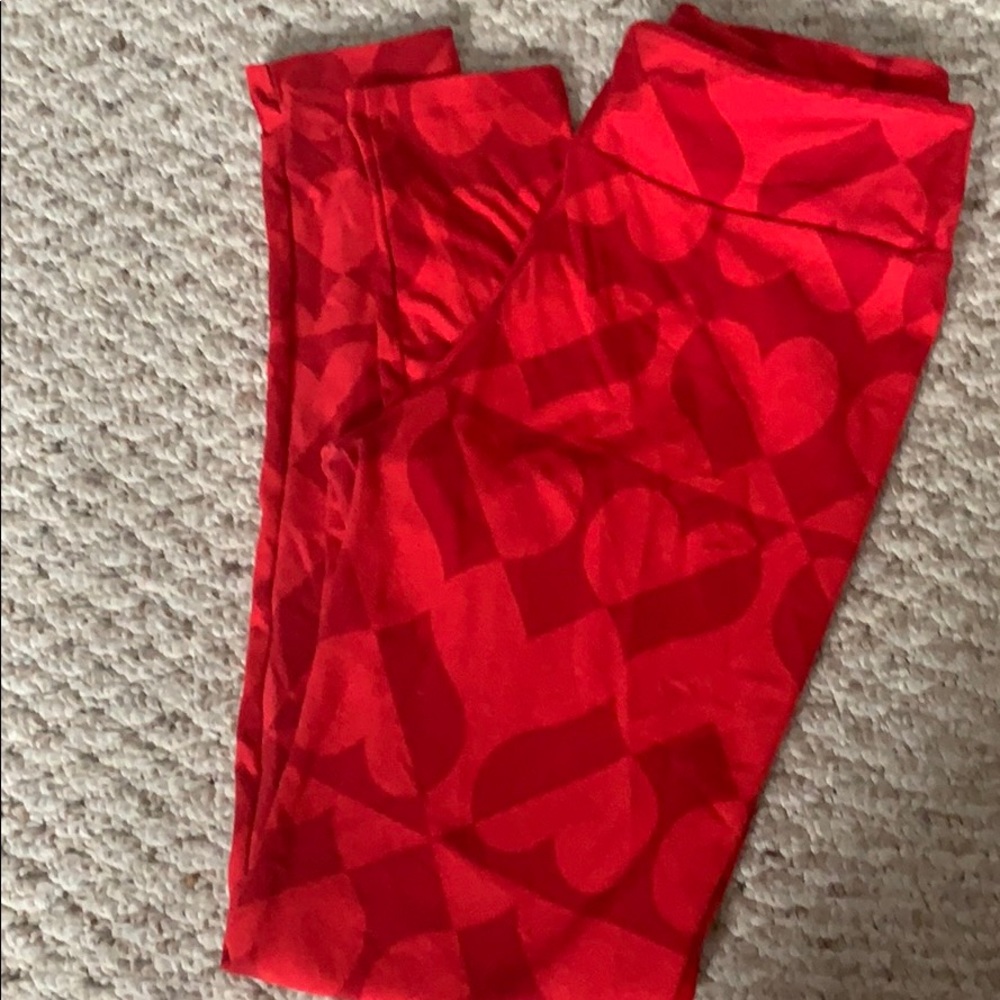 Lularoe leggings Valentine